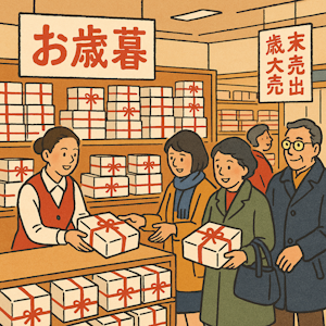 お歳暮などの年末商戦