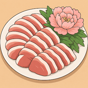 牡丹とも呼ばれるイノシシ肉