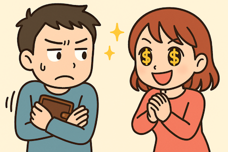 経済的な安定を求める女性