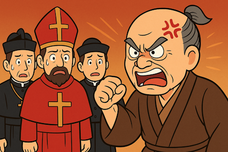 宣教師たちに怒り心頭な家康