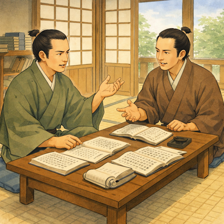 江戸時代中期の学問イメージ